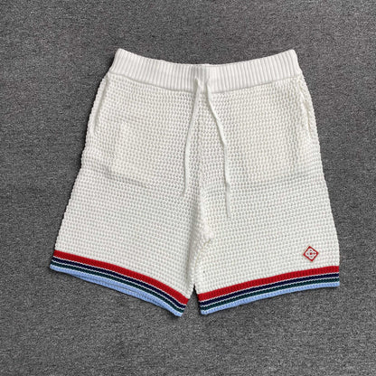 Conjunto Casablanca Crochet Blanco Logo