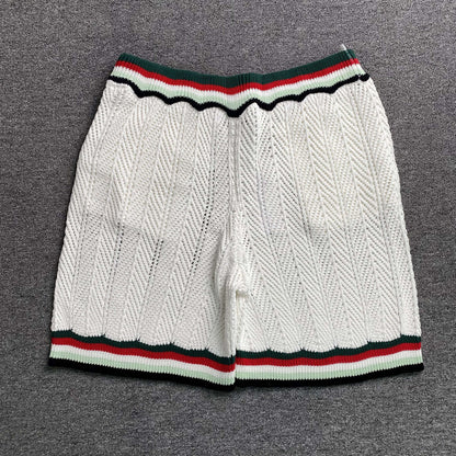 Conjunto Casablanca Crochet Blanco Logo