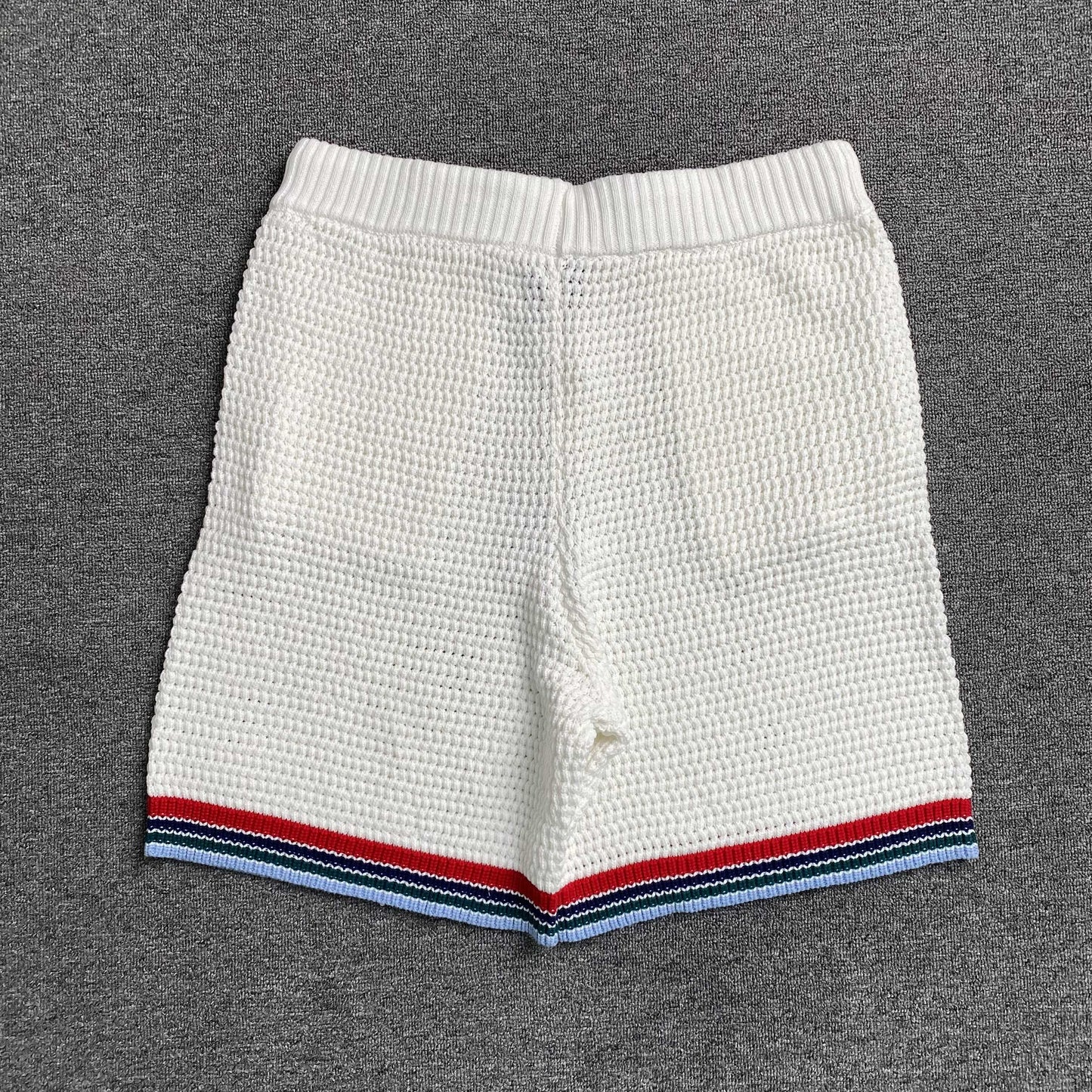 Conjunto Casablanca Crochet Blanco Logo