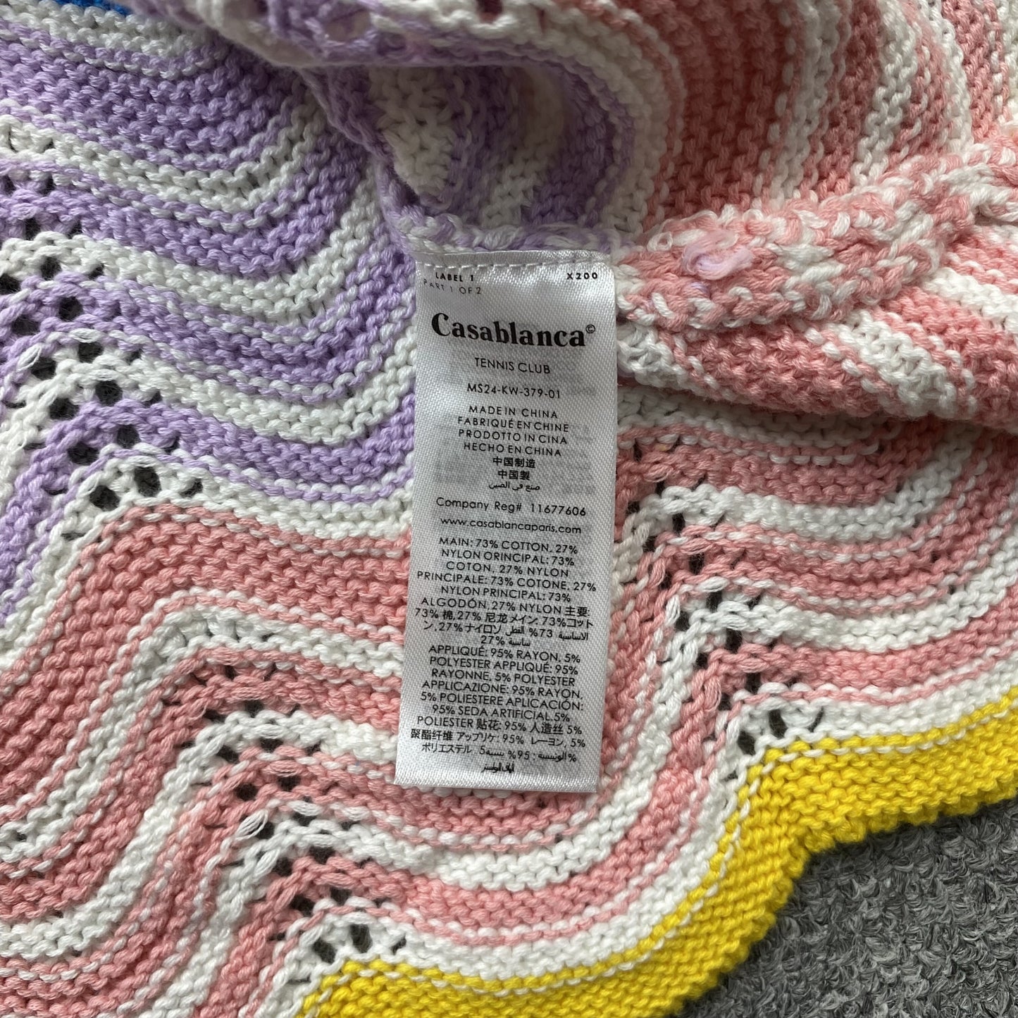 Conjunto Casablanca Crochet Multicolor