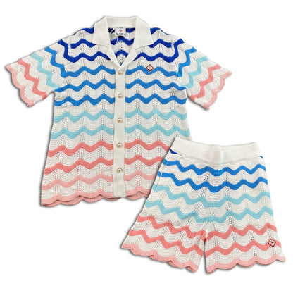 Conjunto Casablanca Crochet Multicolor