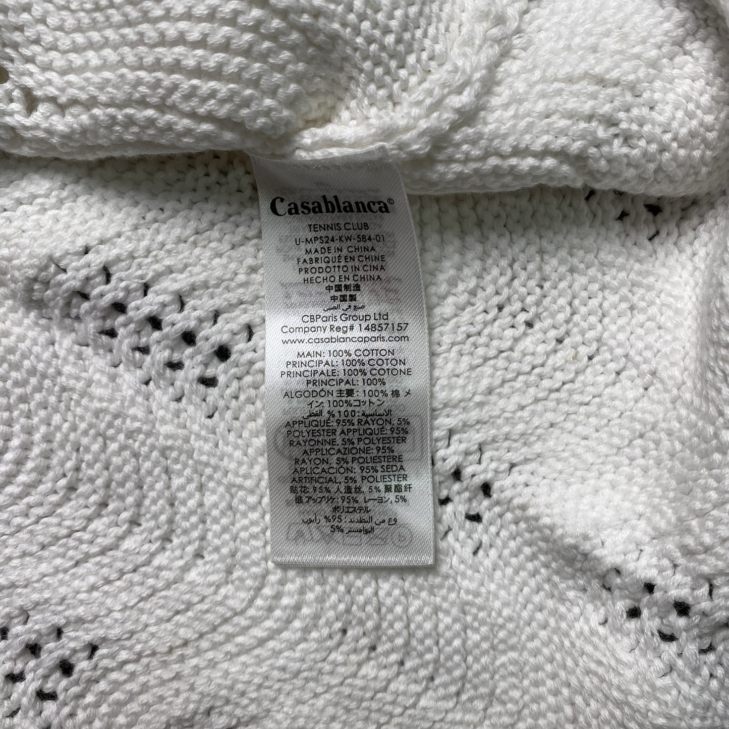 Conjunto Casablanca Crochet Blanco