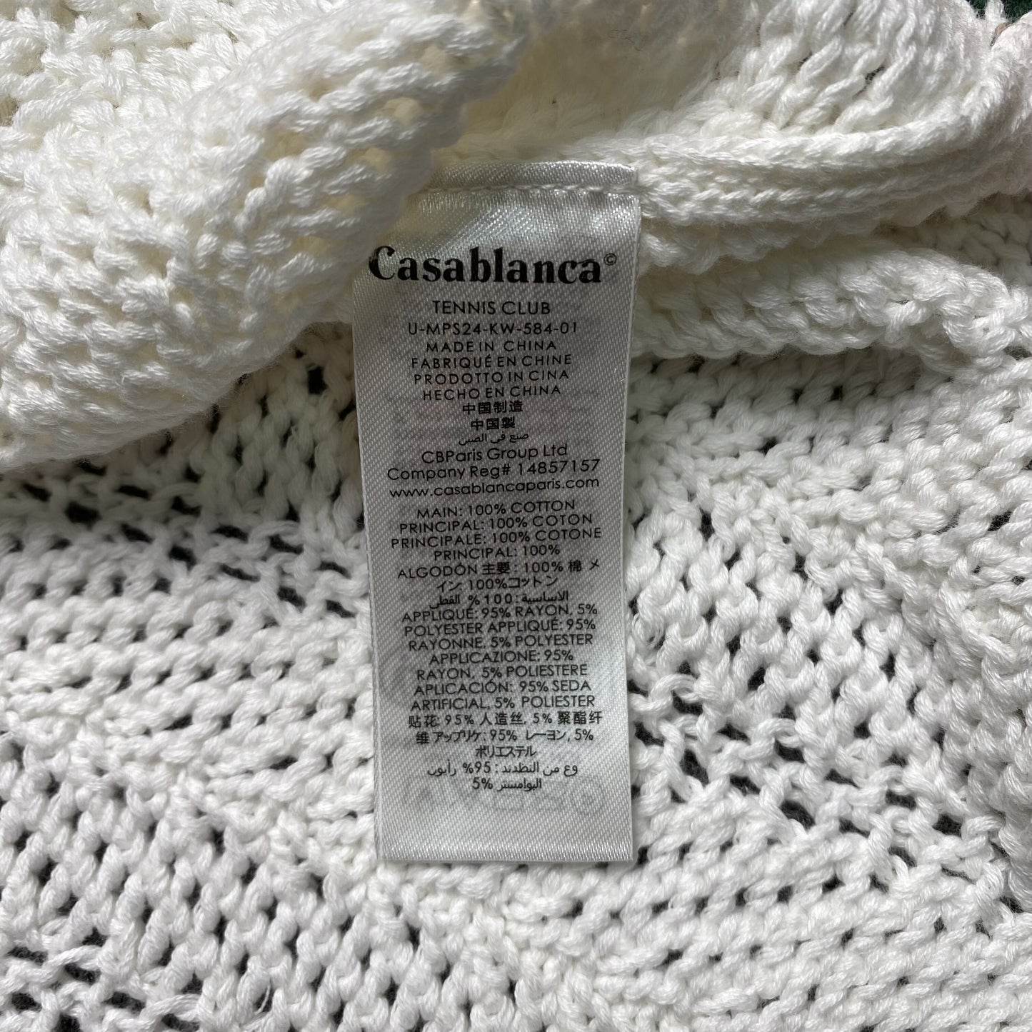 Conjunto Casablanca Crochet Blanco