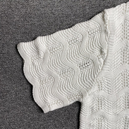 Conjunto Casablanca Crochet Blanco