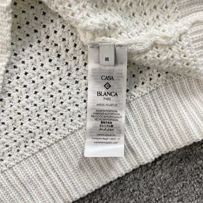 Conjunto Casablanca Crochet Blanco Celeste