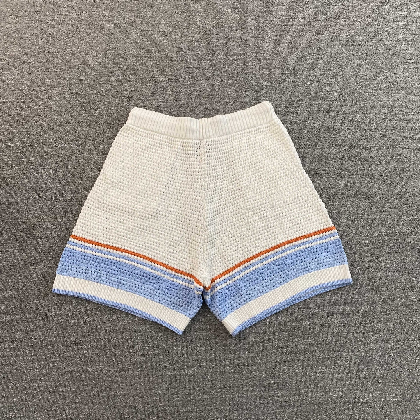 Conjunto Casablanca Crochet Blanco Celeste