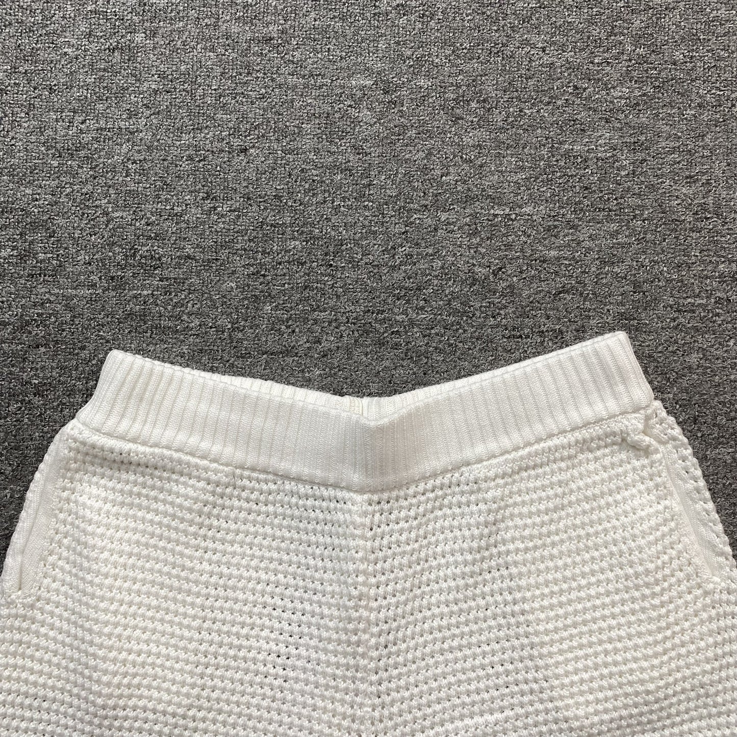 Conjunto Casablanca Crochet Blanco Azul