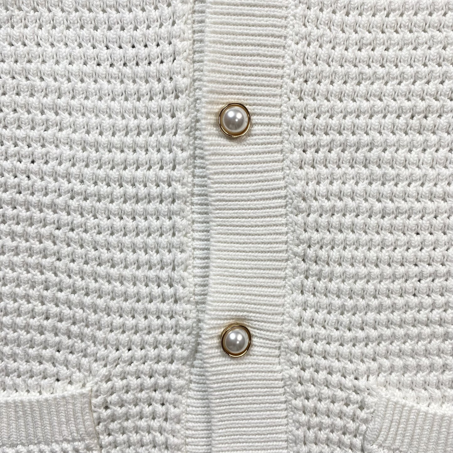 Conjunto Casablanca Crochet Blanco Azul