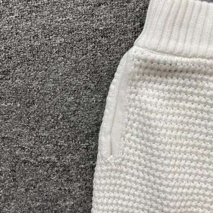 Conjunto Casablanca Crochet Blanco Azul