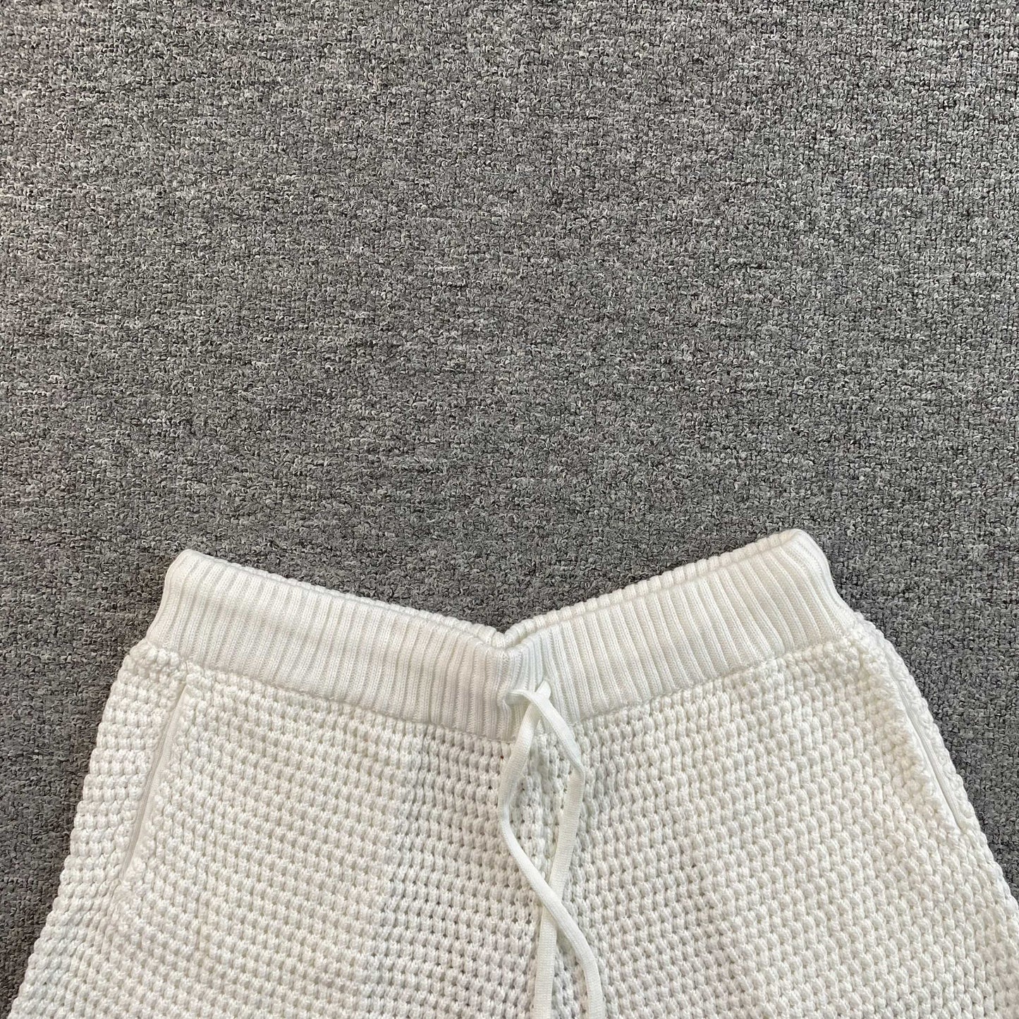 Conjunto Casablanca Crochet Blanco Celeste