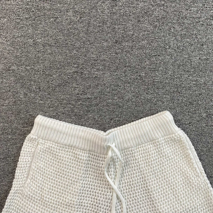 Conjunto Casablanca Crochet Blanco Celeste