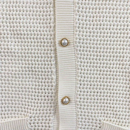 Conjunto Casablanca Crochet Blanco Marrón