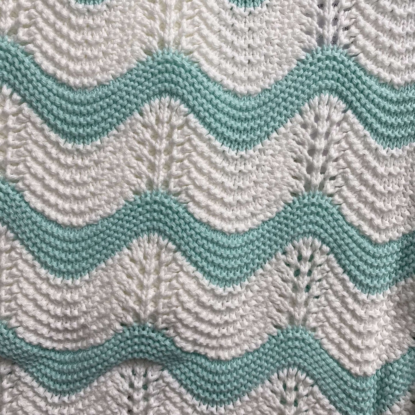 Conjunto Casablanca Crochet Blanco Verde