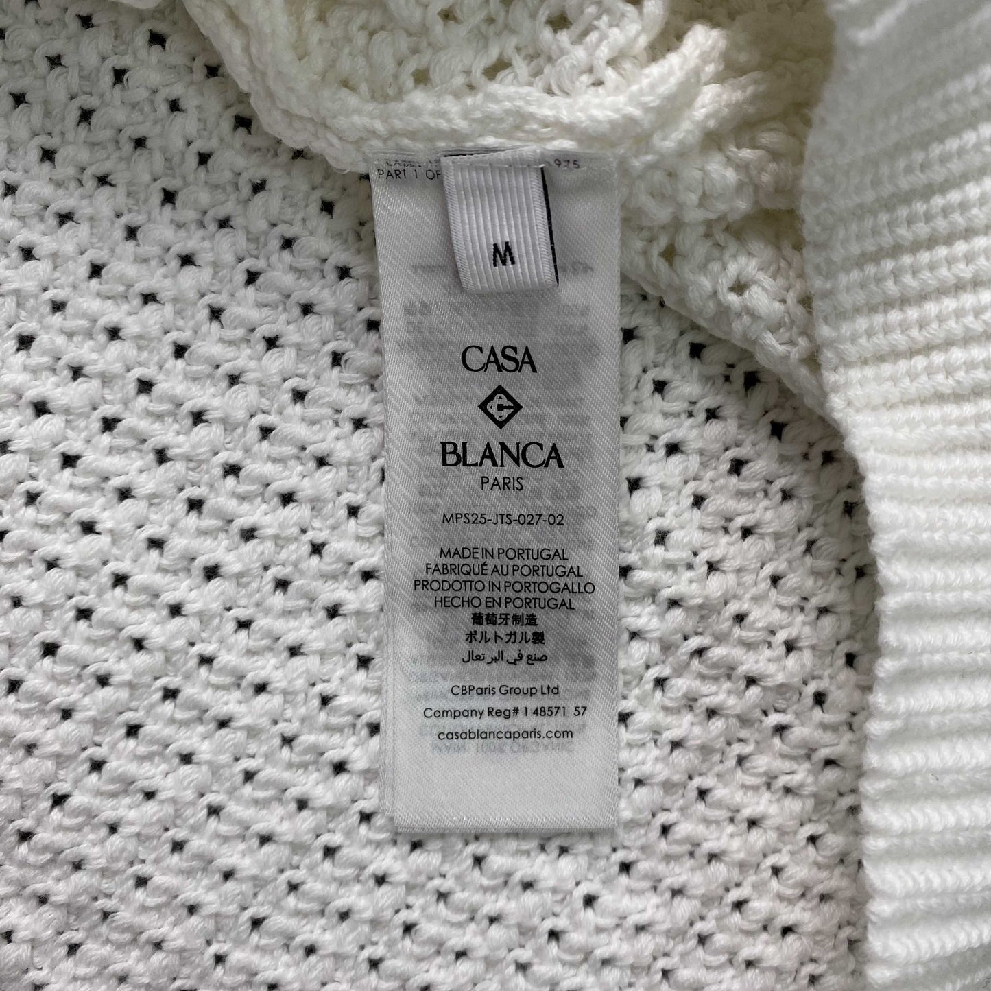 Conjunto Casablanca Crochet Blanco Verde