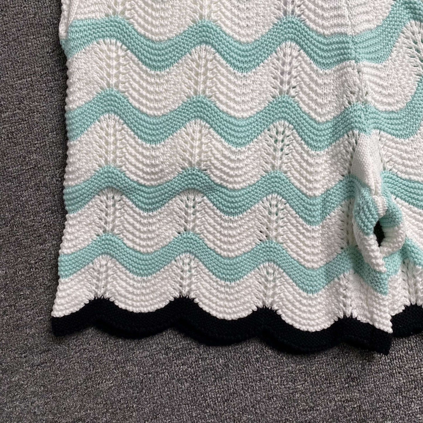 Conjunto Casablanca Crochet Blanco Verde