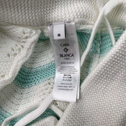 Conjunto Casablanca Crochet Blanco Verde