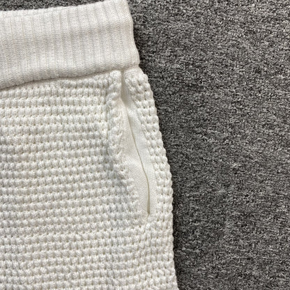 Conjunto Casablanca Crochet Blanco Verde