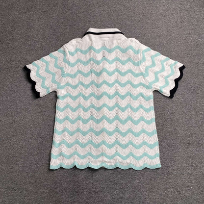 Conjunto Casablanca Crochet Blanco Verde