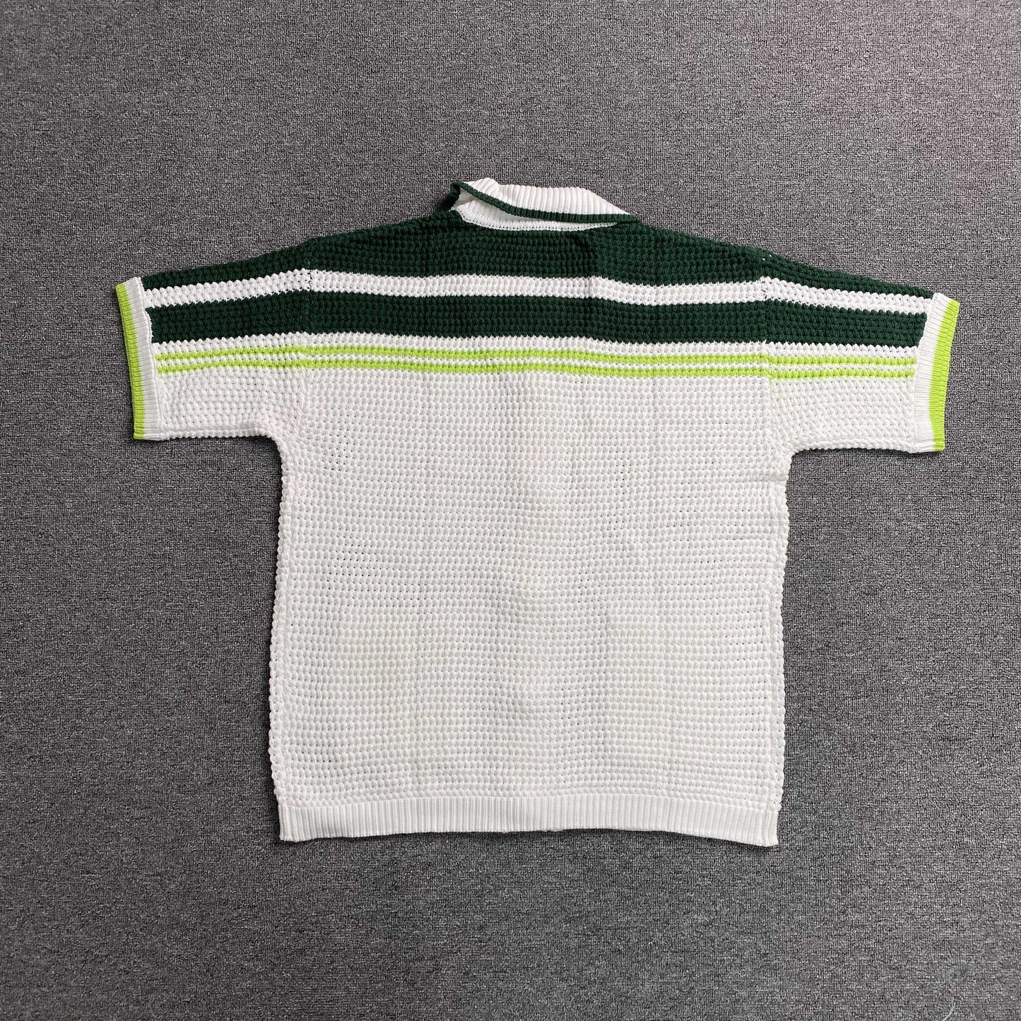 Conjunto Casablanca Crochet Blanco Verde