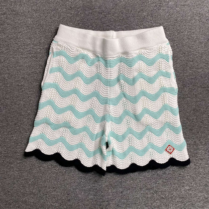 Conjunto Casablanca Crochet Blanco Verde