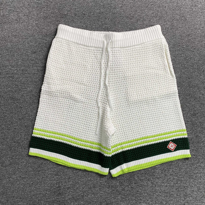 Conjunto Casablanca Crochet Blanco Verde