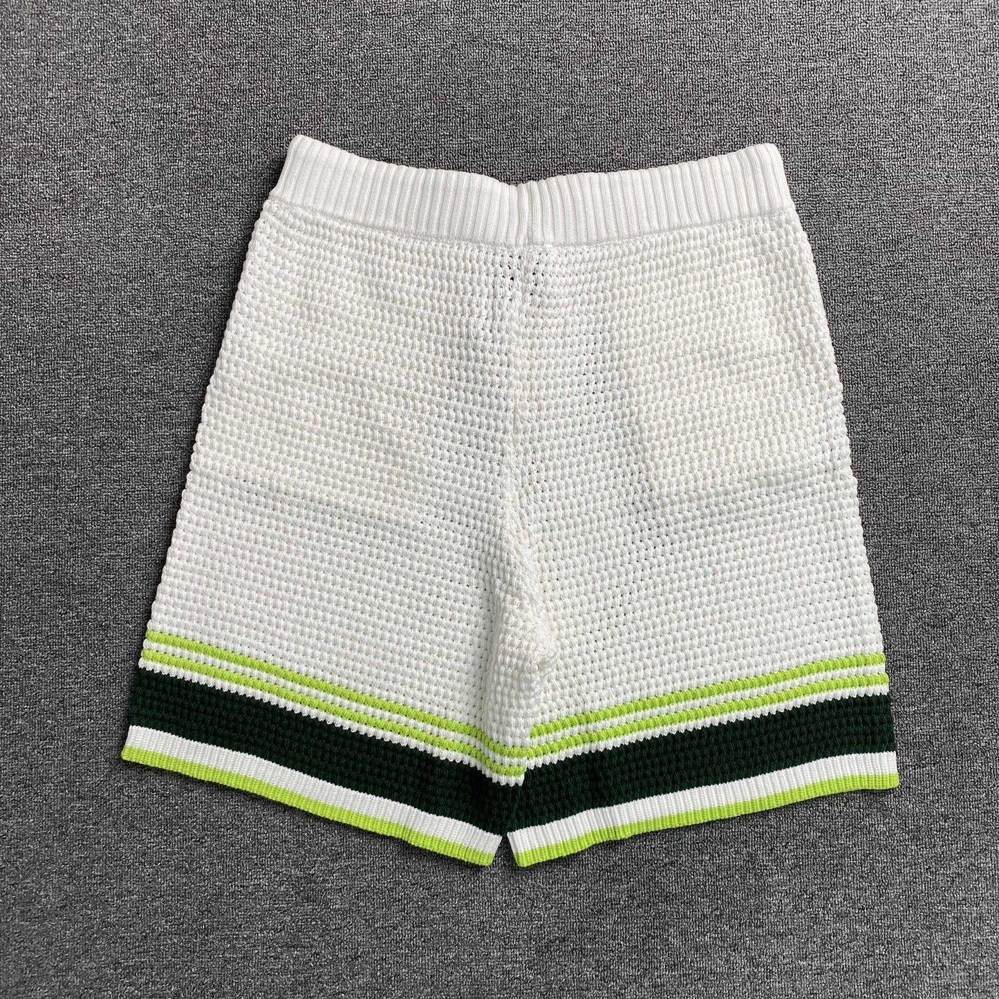 Conjunto Casablanca Crochet Blanco Verde