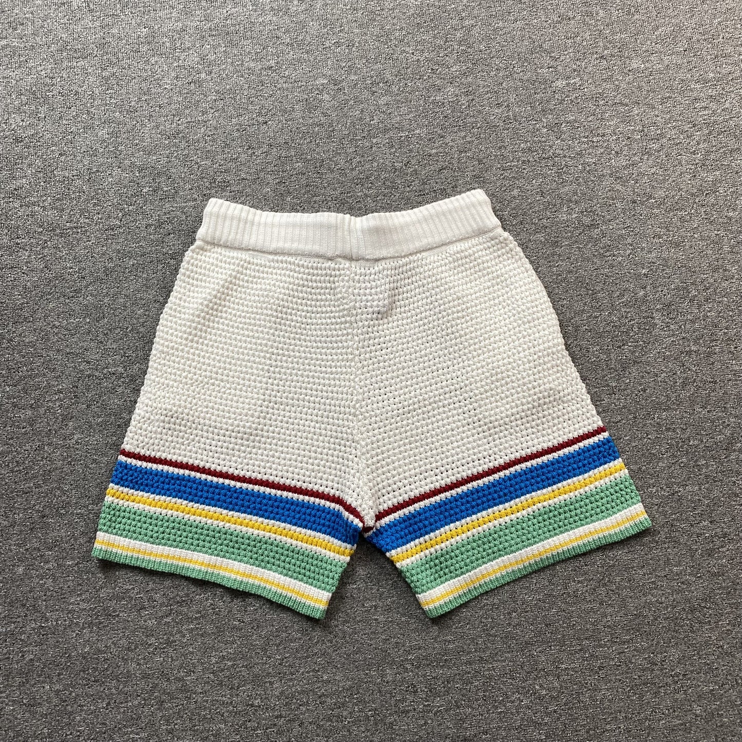 Conjunto Casablanca Crochet Blanco Verde