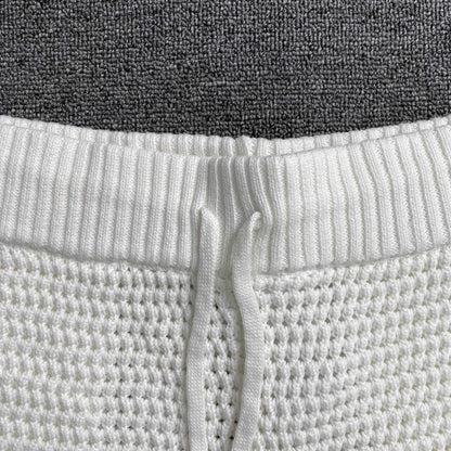 Conjunto Casablanca Crochet Blanco Verde