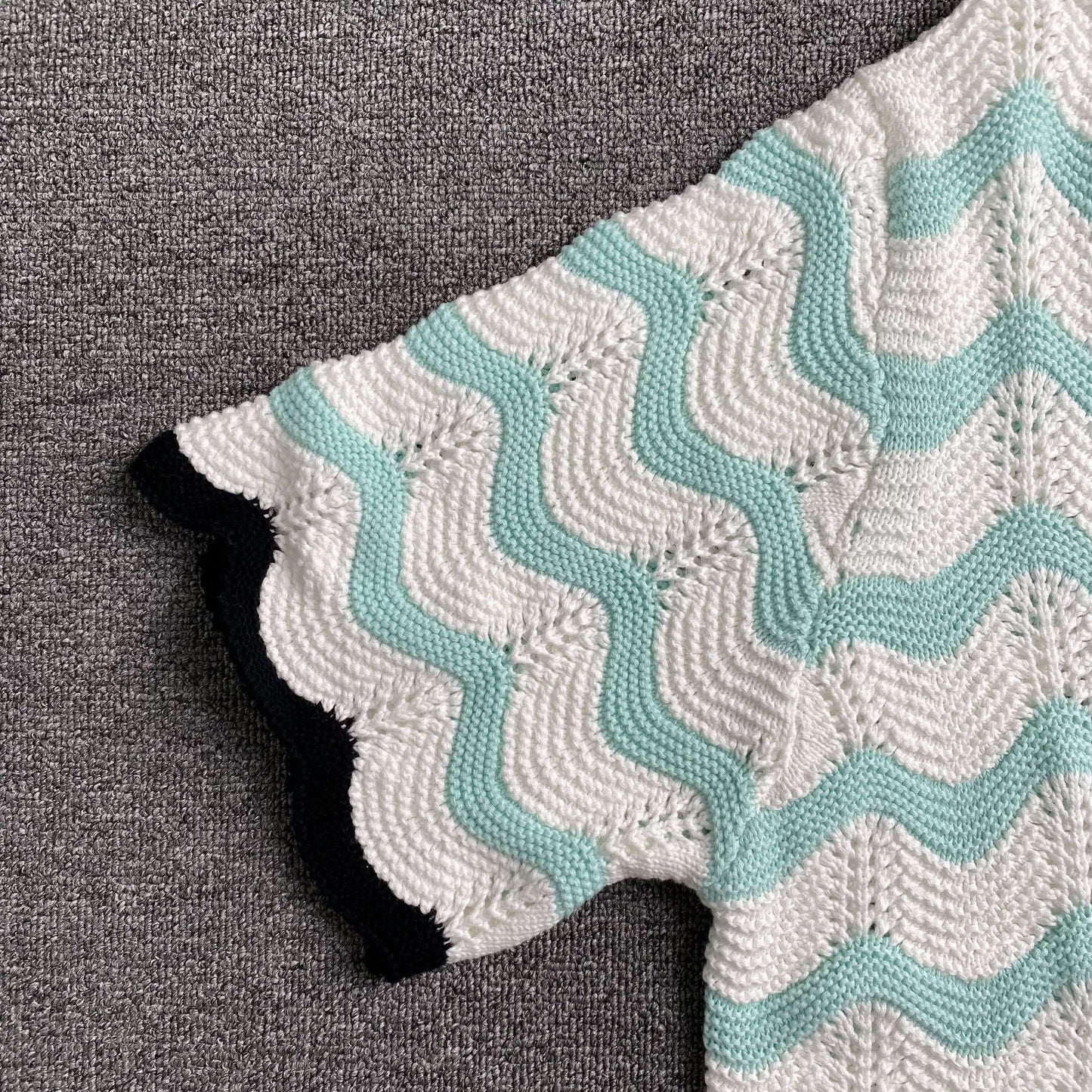 Conjunto Casablanca Crochet Blanco Verde