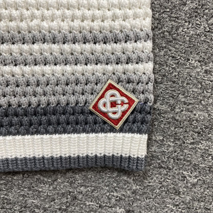 Conjunto Casablanca Crochet Blanco Gris