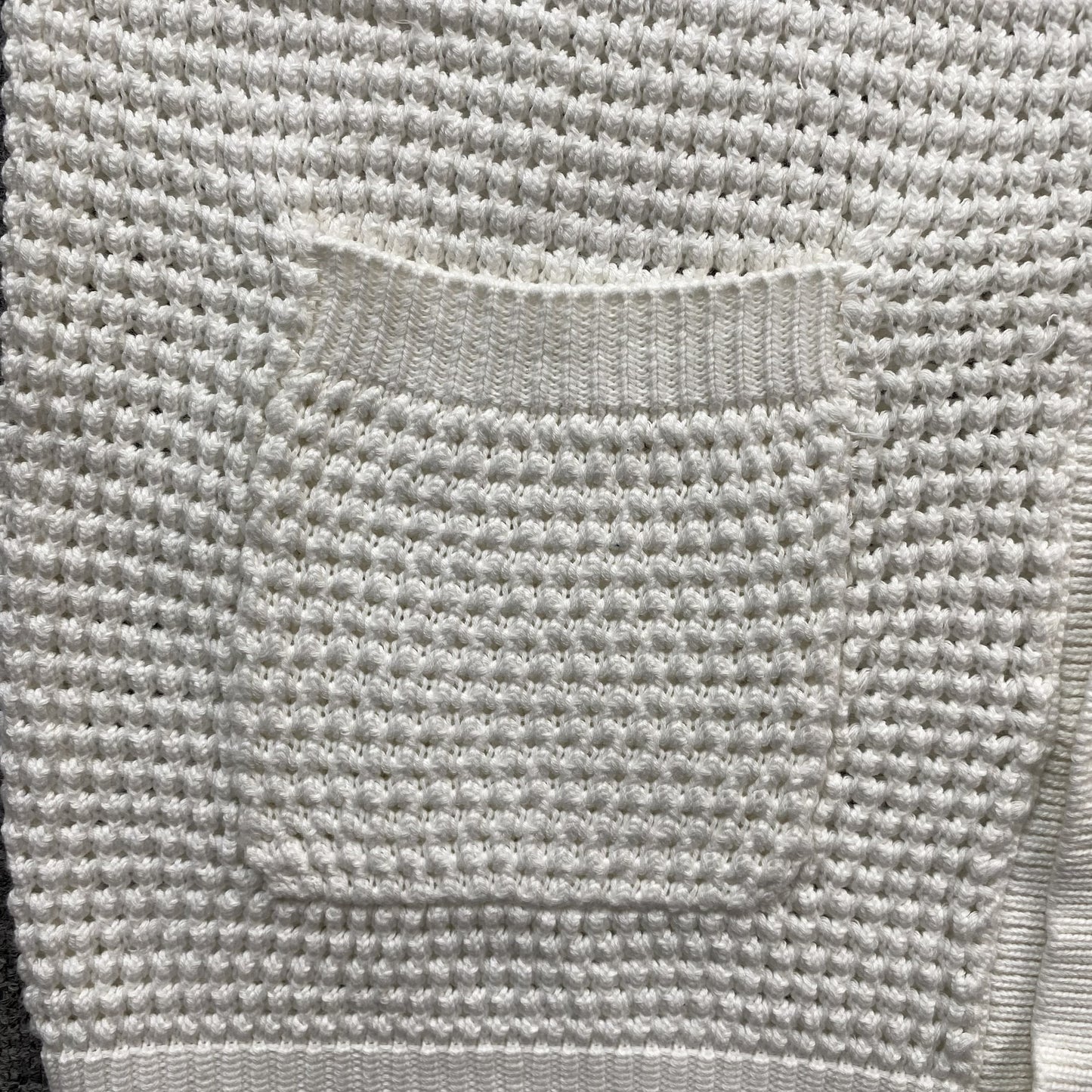 Conjunto Casablanca Crochet Blanco Gris