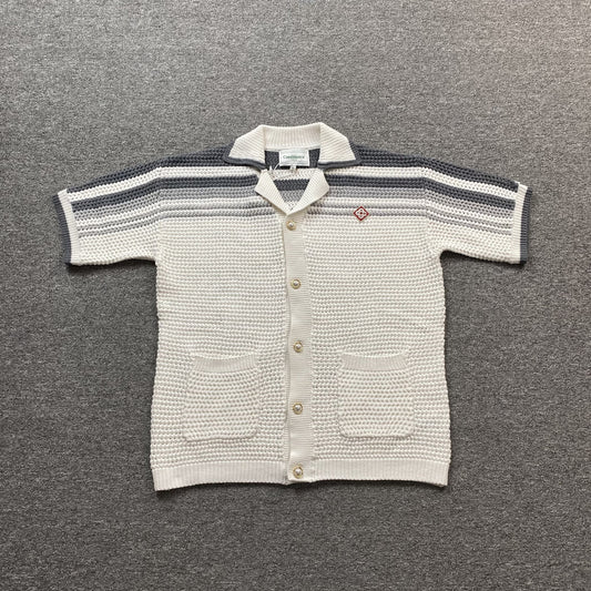 Conjunto Casablanca Crochet Blanco Gris