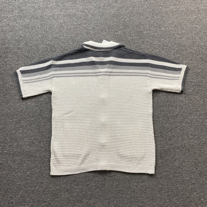 Conjunto Casablanca Crochet Blanco Gris