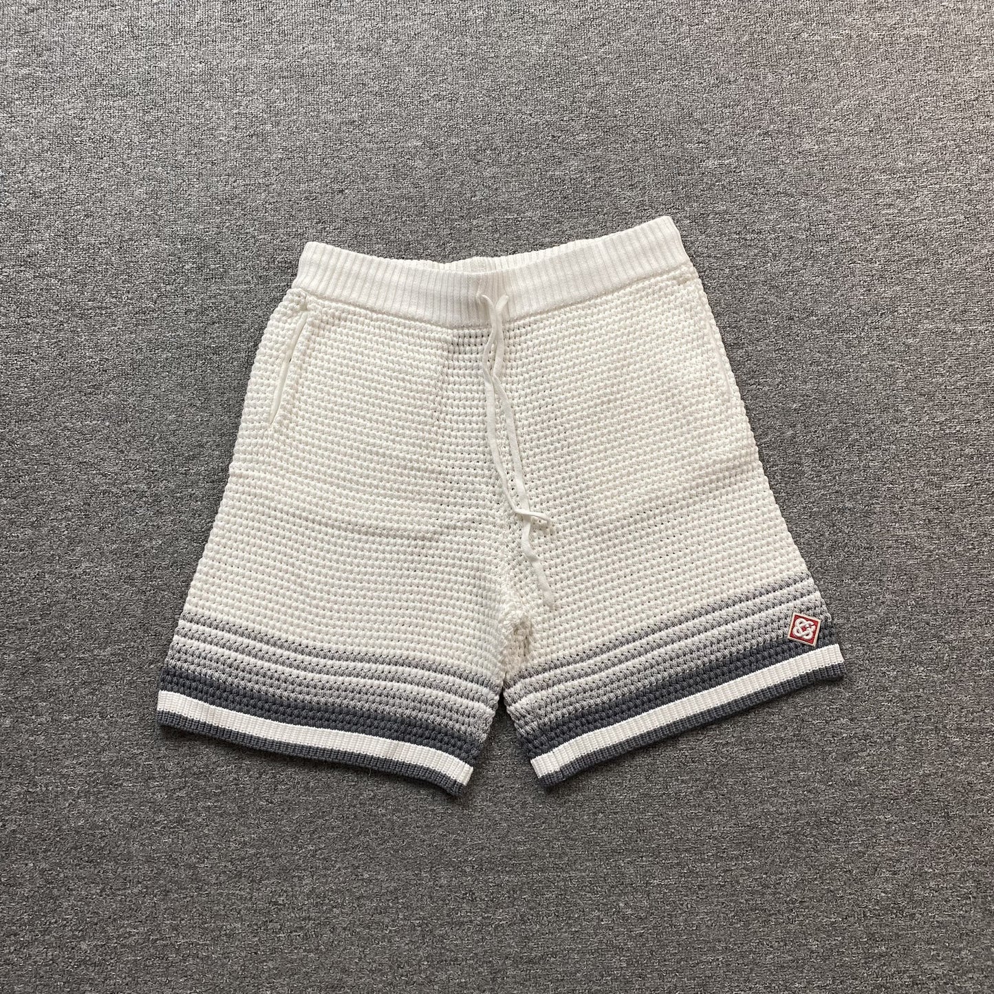 Conjunto Casablanca Crochet Blanco Gris