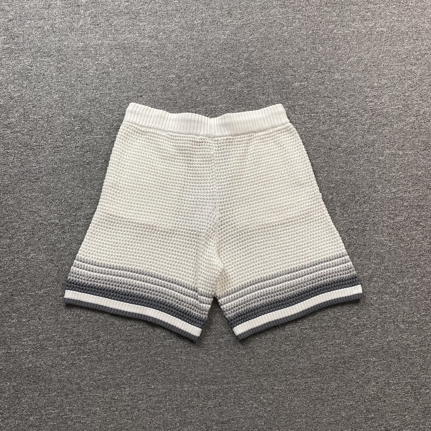 Conjunto Casablanca Crochet Blanco Gris