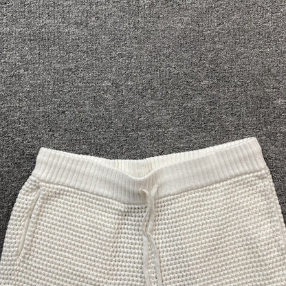 Conjunto Casablanca Crochet Blanco Gris