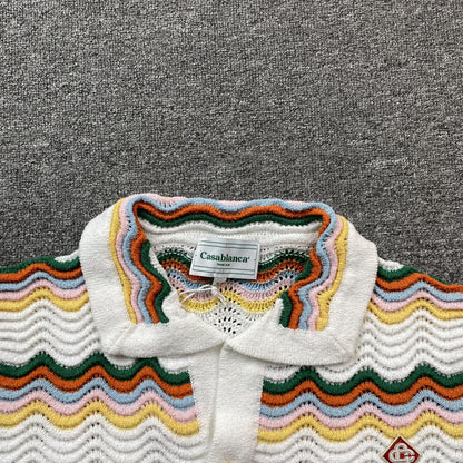 Conjunto Casablanca Crochet Blanco Multicolor