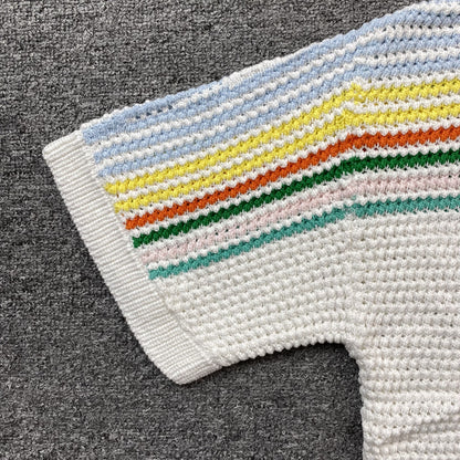 Conjunto Casablanca Crochet Blanco Multicolor