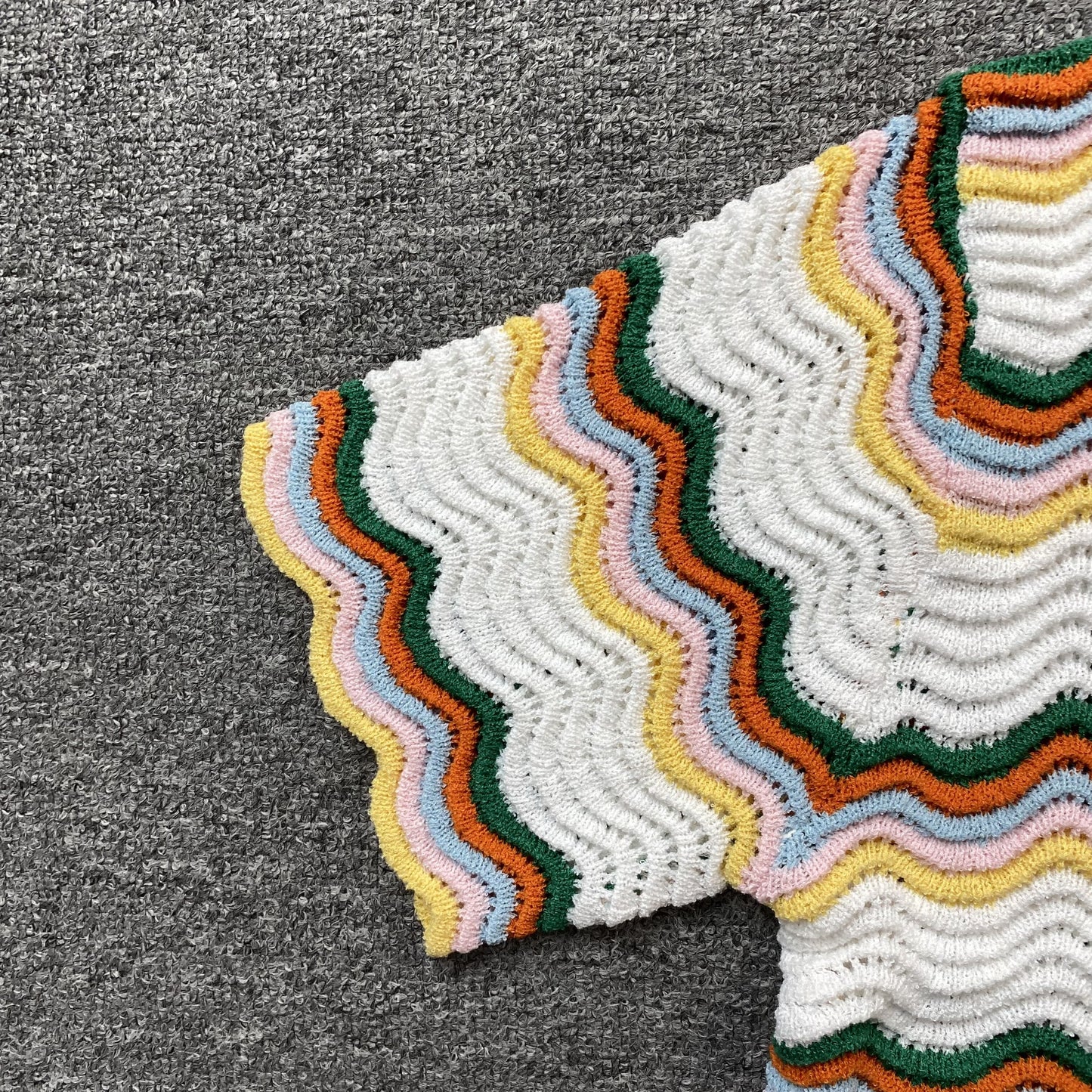 Conjunto Casablanca Crochet Blanco Multicolor