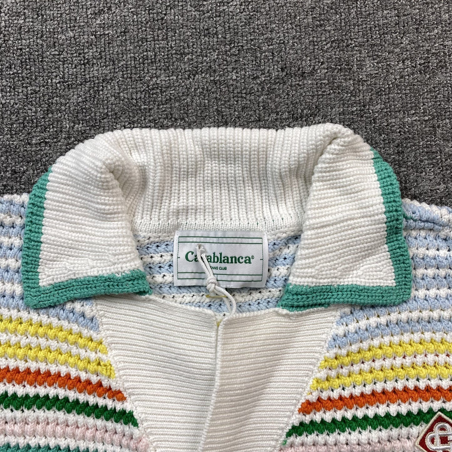 Conjunto Casablanca Crochet Blanco Multicolor