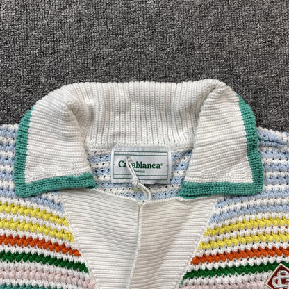 Conjunto Casablanca Crochet Blanco Multicolor