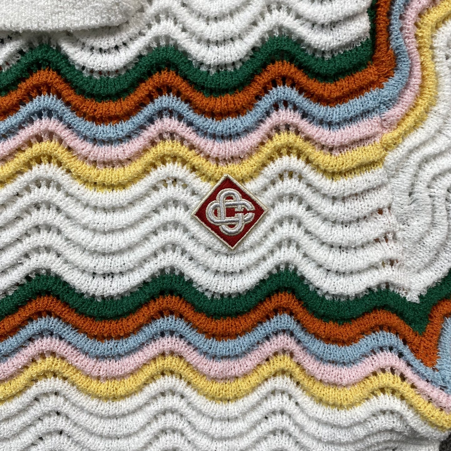 Conjunto Casablanca Crochet Blanco Multicolor