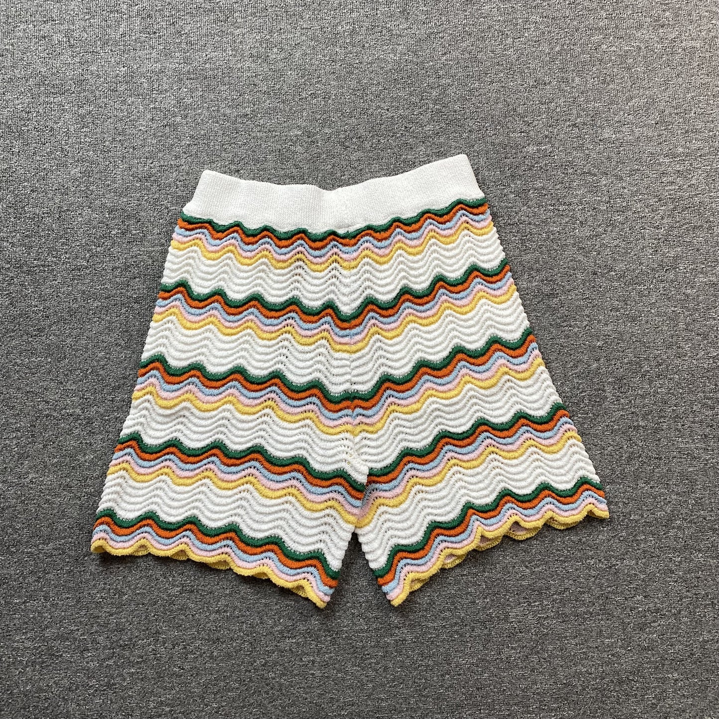 Conjunto Casablanca Crochet Blanco Multicolor