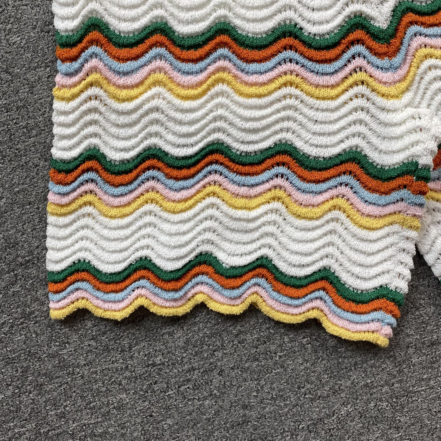 Conjunto Casablanca Crochet Blanco Multicolor