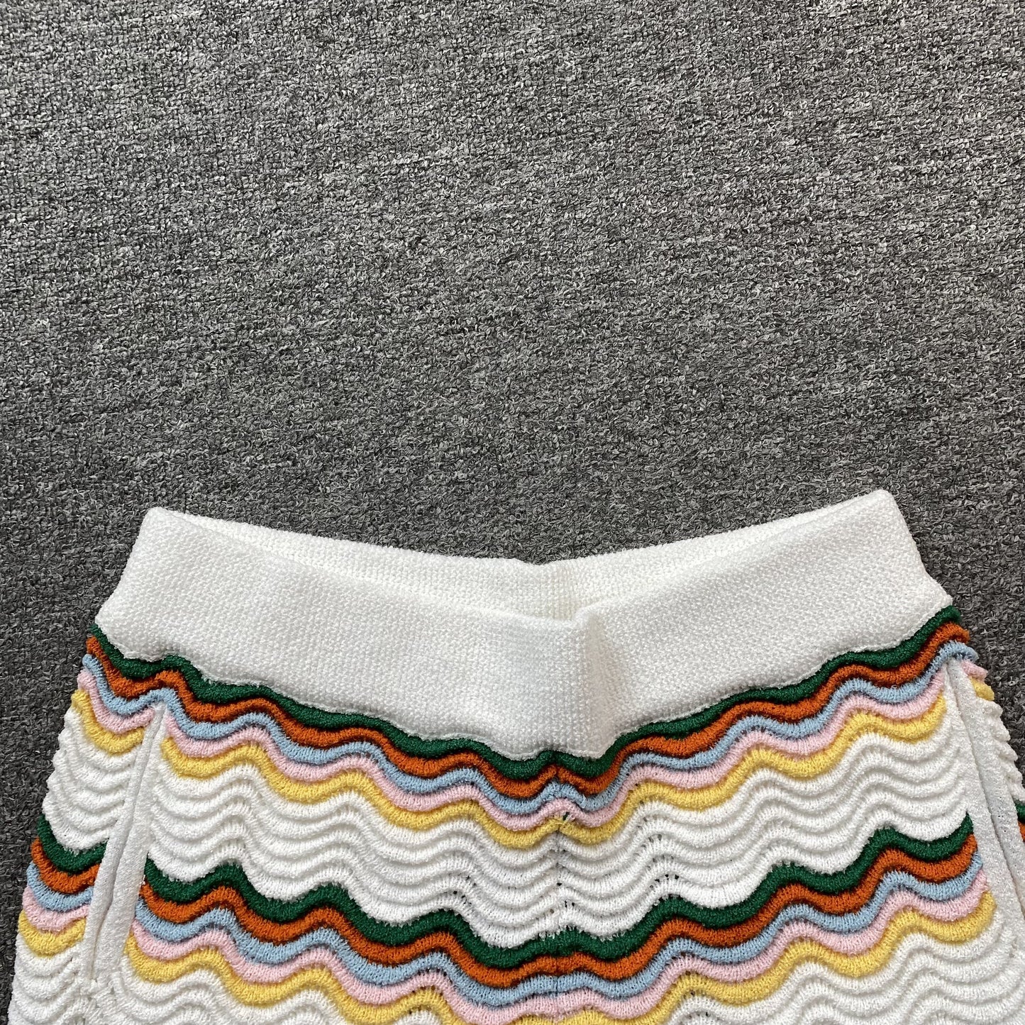 Conjunto Casablanca Crochet Blanco Multicolor
