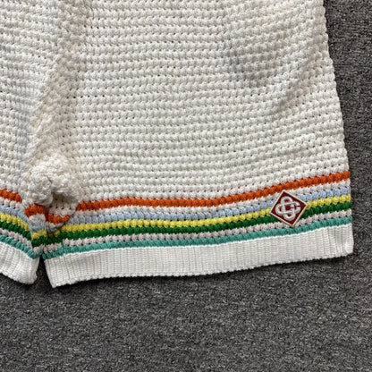 Conjunto Casablanca Crochet Blanco Multicolor