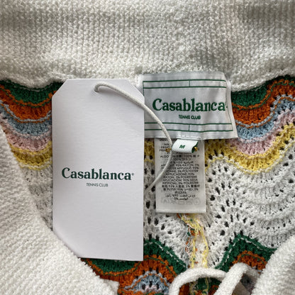 Conjunto Casablanca Crochet Blanco Multicolor