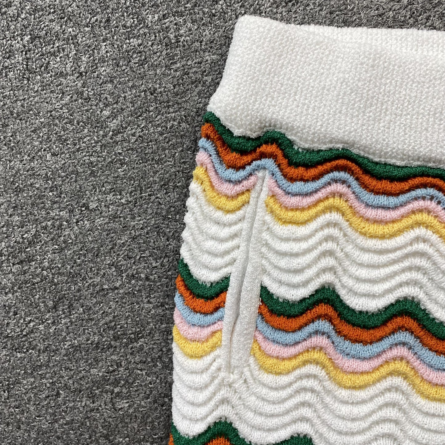 Conjunto Casablanca Crochet Blanco Multicolor