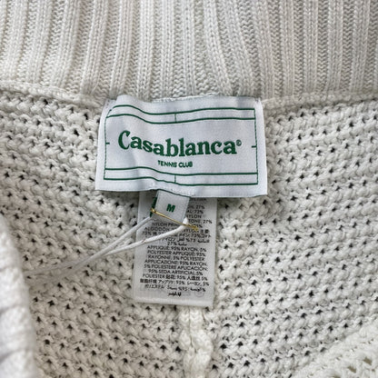 Conjunto Casablanca Crochet Blanco Amarillo