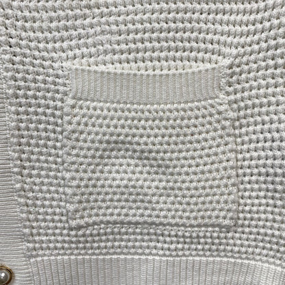 Conjunto Casablanca Crochet Blanco Amarillo